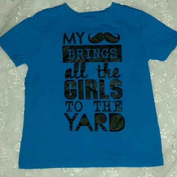 okie dokie Other - "My Mustache Brings All the Girls to the Yard" Tee